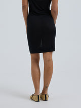Seamless Basic Sporty Skirt | Seide Petticoat Black