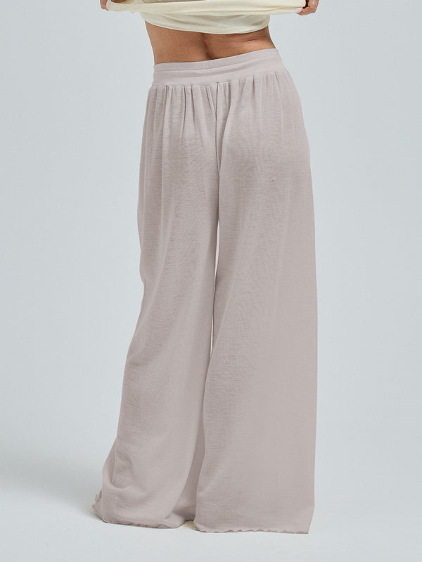 Seamless Basic Woolen Barbera | Merinowolle Pants Beige