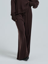 Seamless Basic Woolen Barbera | Merinowolle Pants Dark Brown