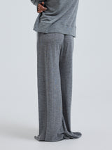 Seamless Basic Woolen Barbera | Merinowolle Pants Grey Melange