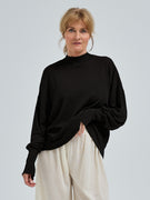 Woolen Sporty Sweat | Merinowolle - Black