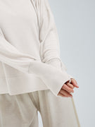 Woolen Sporty Sweat | Merinowolle - Off-White