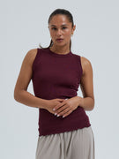 Wooly Tank | Wolle Seide - Vineyard