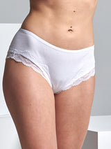Seamless Basic Hips | Bio-Baumwolle 2-pack Panties White