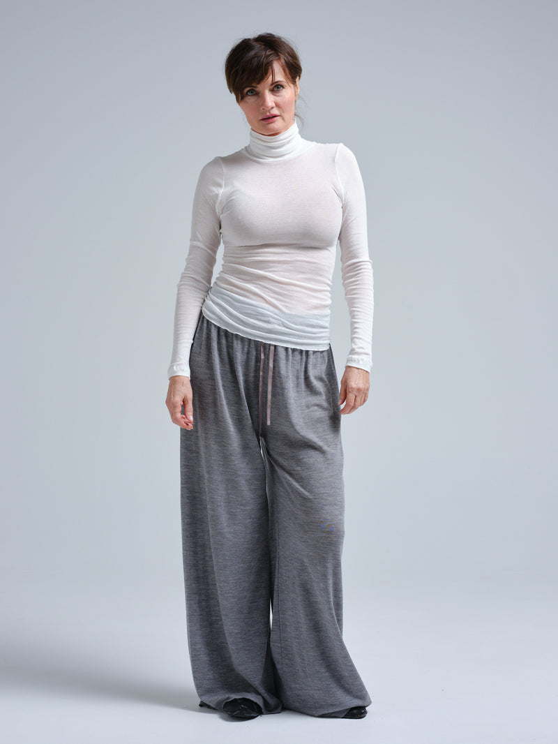 Seamless Basic Nouveau | Baumwolle Roll Neck Off-White