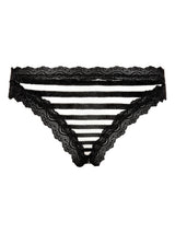 Seamless Basic Silky Tanga | Seide 2-pack Panties Black/Off-White